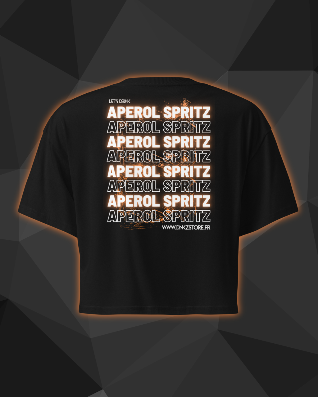 Crop top DNKZ Lifestyle - "Aperol Spritz"