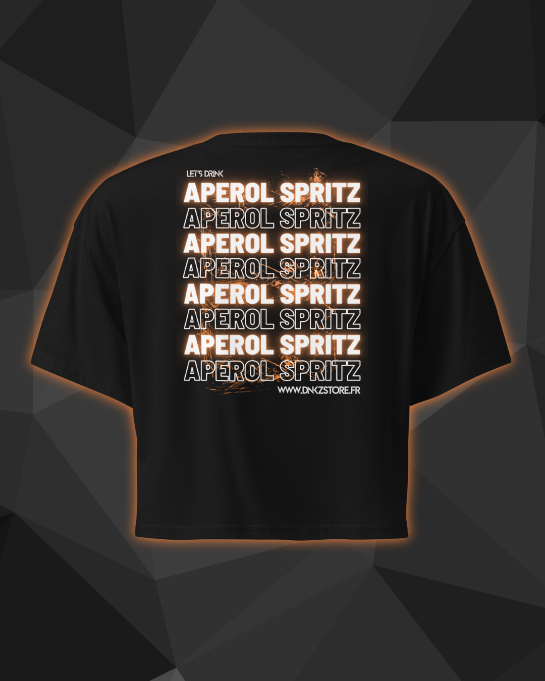 Crop top DNKZ Lifestyle - "Aperol Spritz"