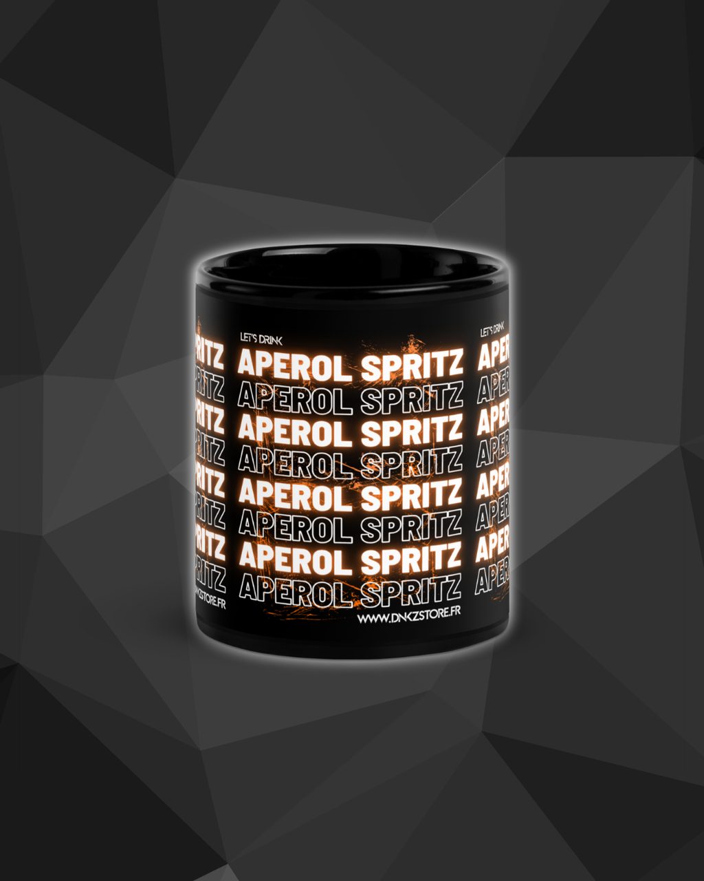 Mug Noir DNKZ Multiply "Aperol Spritz" — mug cocktail barman barmaid France