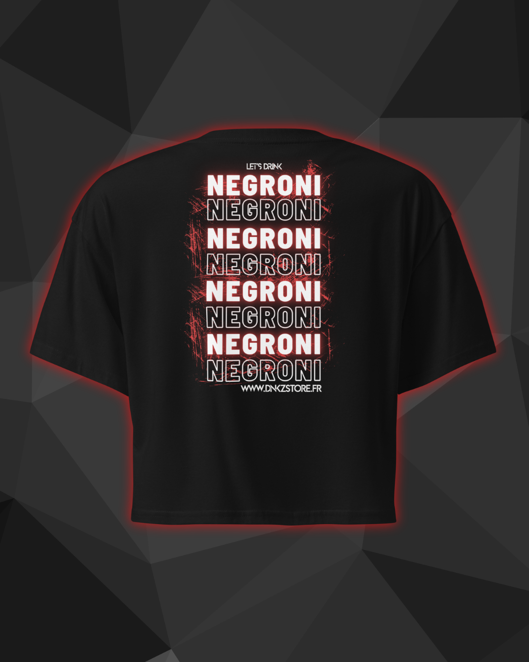 Crop top DNKZ Multiply - "Negroni"