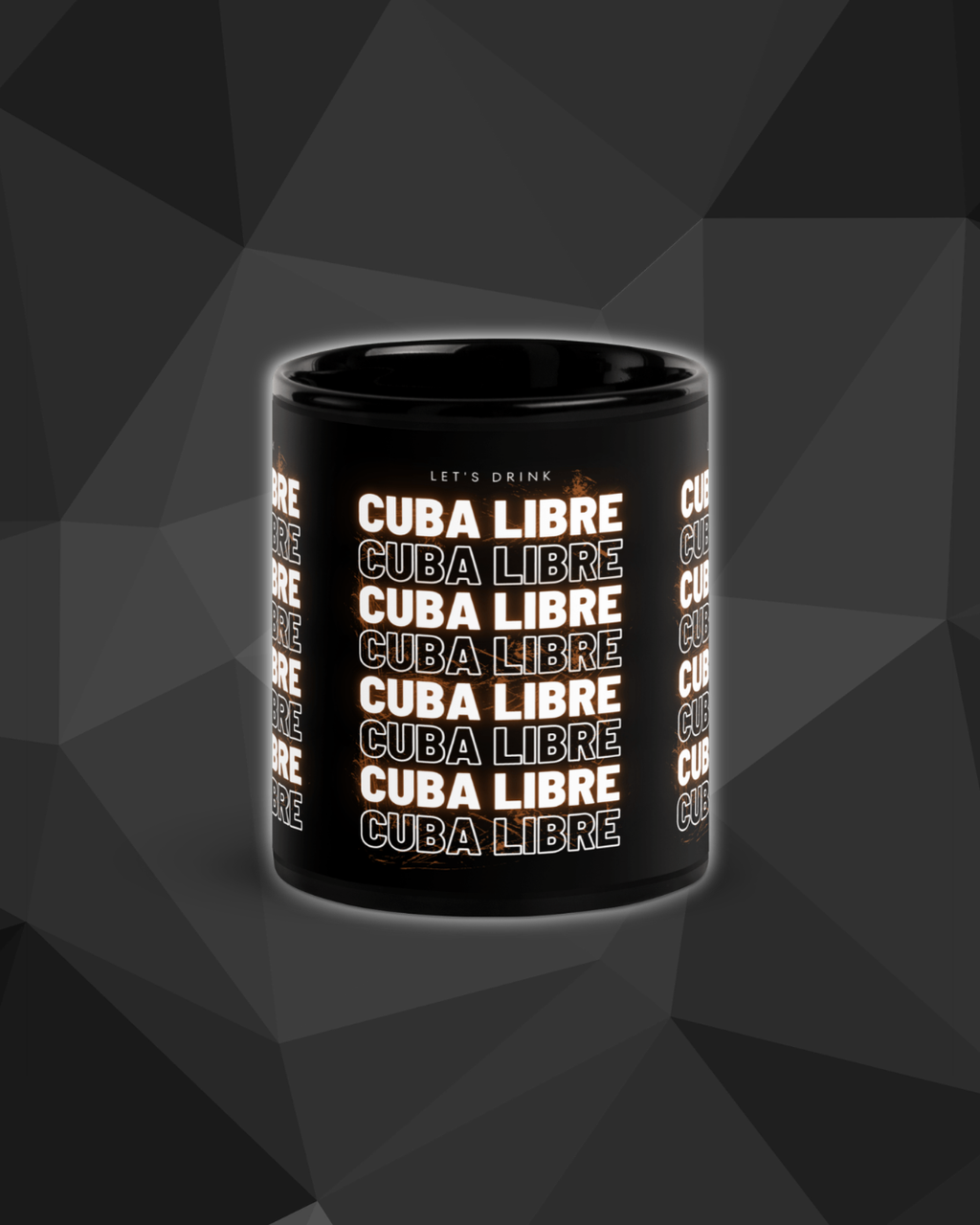 Mug Noir DNKZ Multiply "Cuba Libre" — mug cocktail barman barmaid France