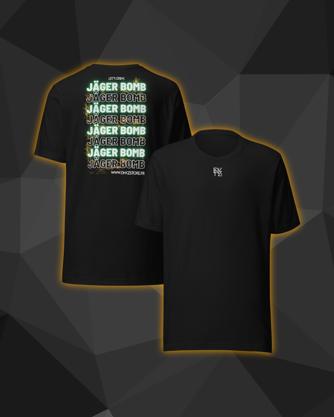 T-shirt DNKZ "Jäger Bomb" — t-shirt barman barmaid cocktail jäger bomb streetwear