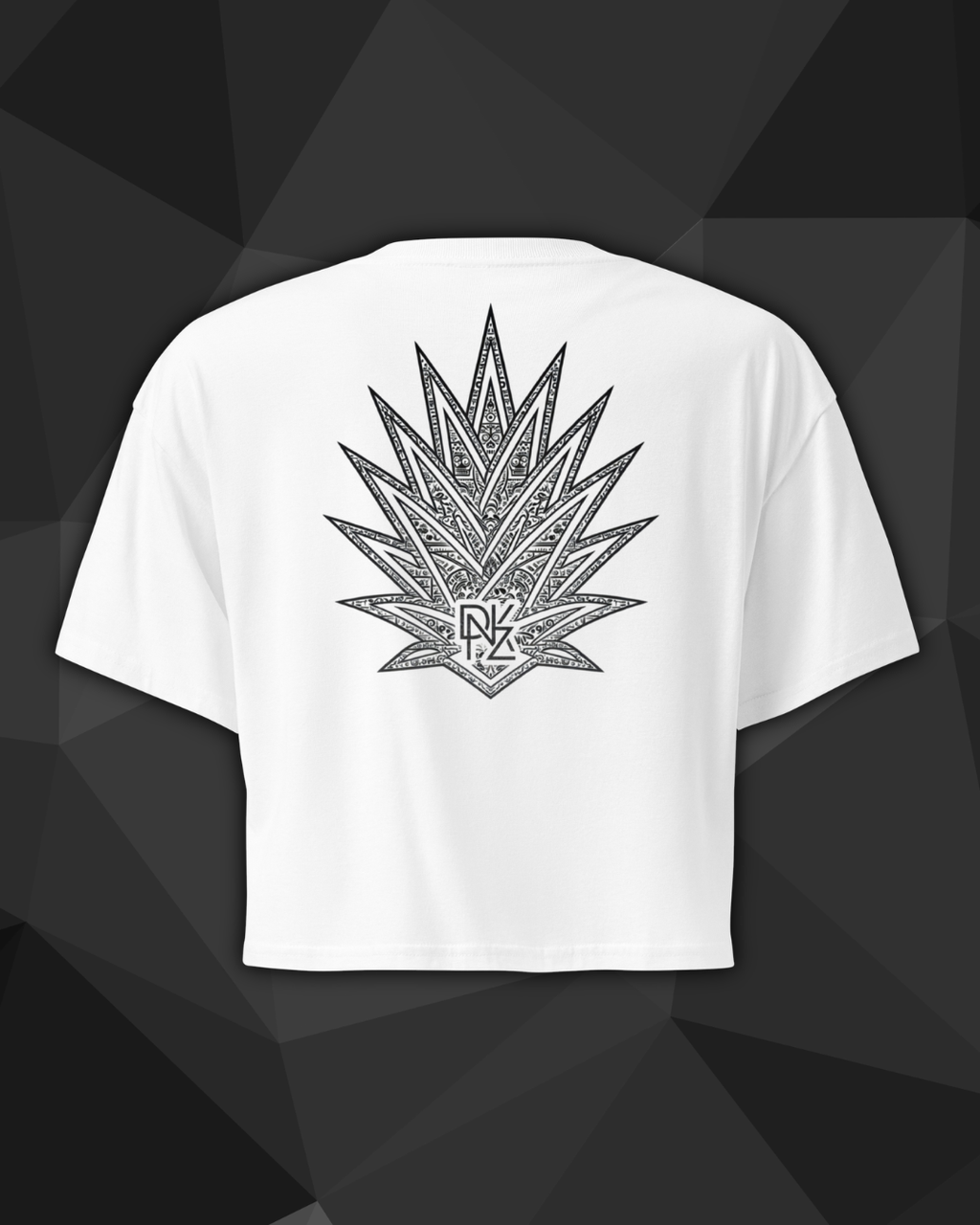 Crop top DNKZ Lifestyle - "Big Agave Black"