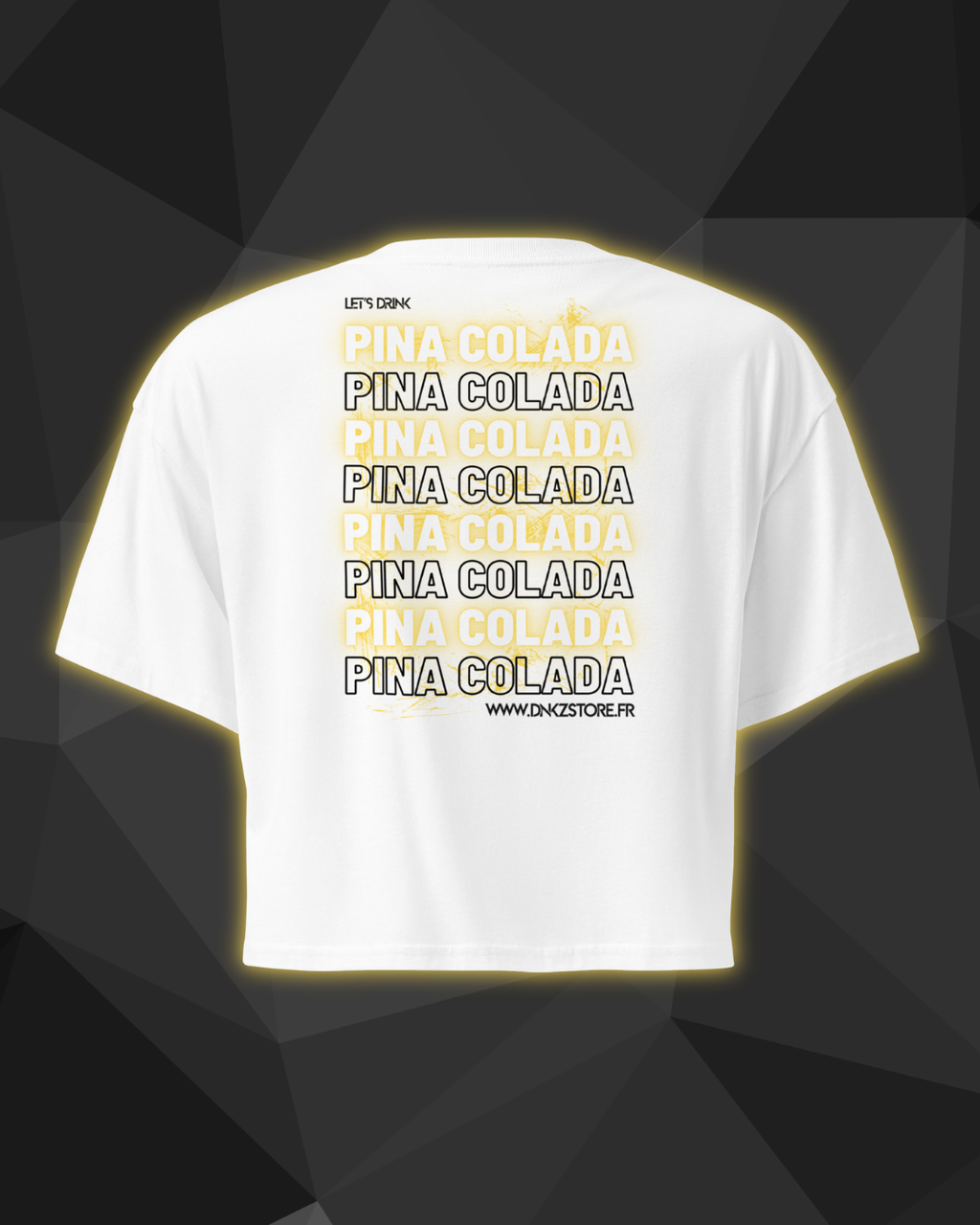 Crop top DNKZ Multiply - "Pina Colada"