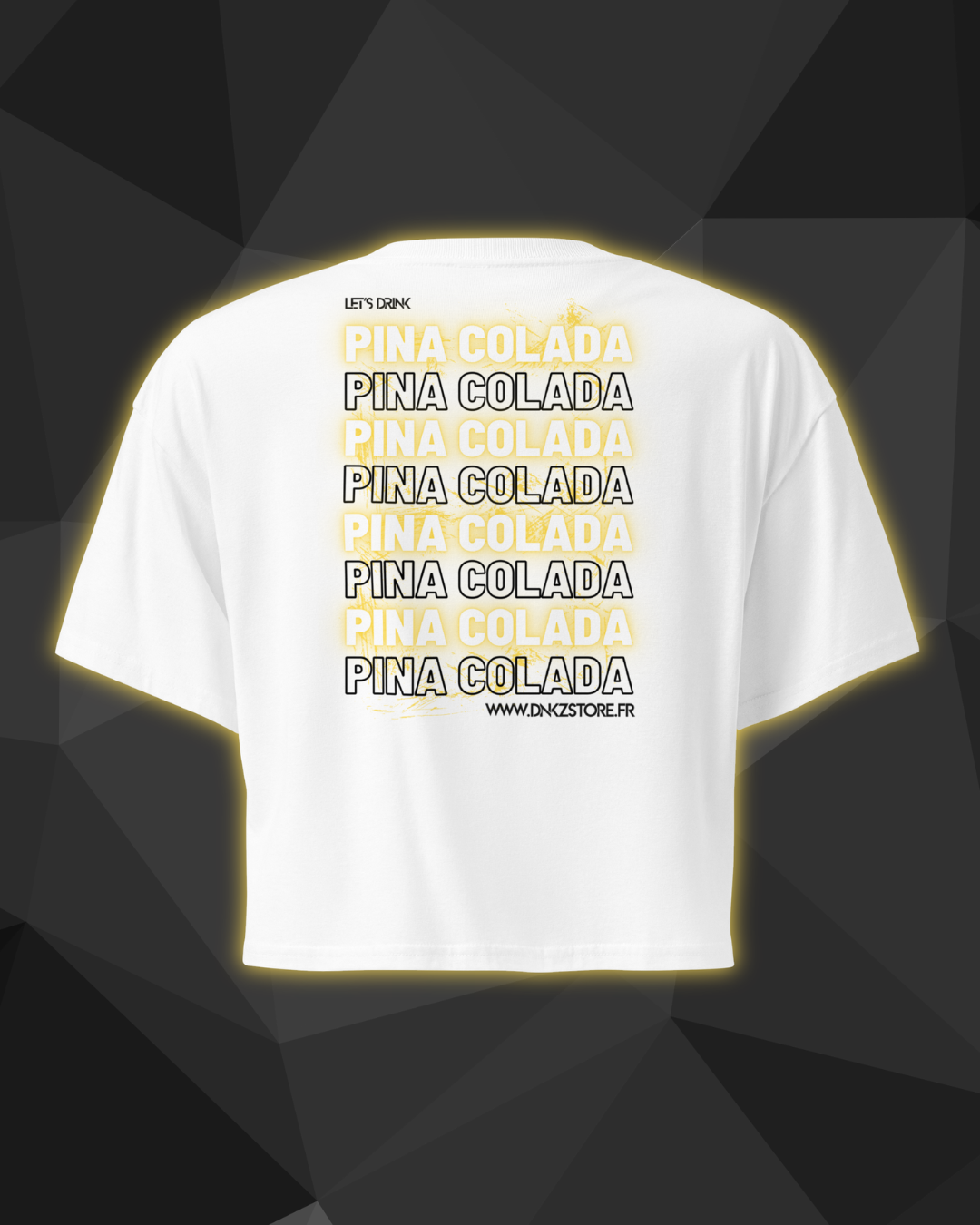 Crop top DNKZ Multiply - "Pina Colada"
