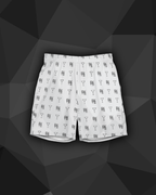 Short de Bain DNKZ Lifestyle "Multi White" — face, short bain bartender lifestyle France