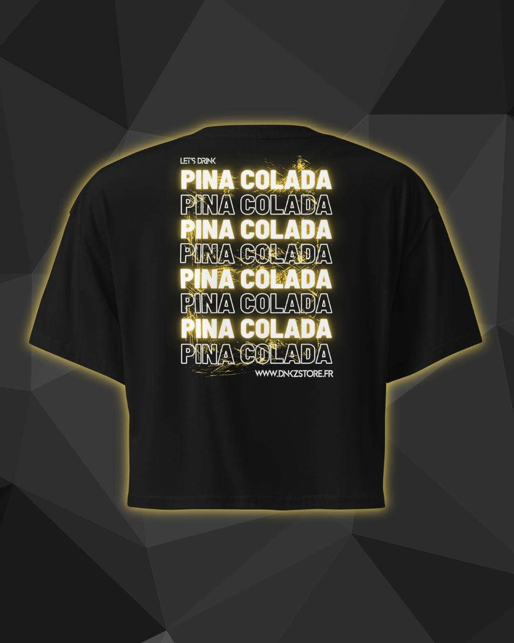Crop top DNKZ Multiply - "Pina Colada"