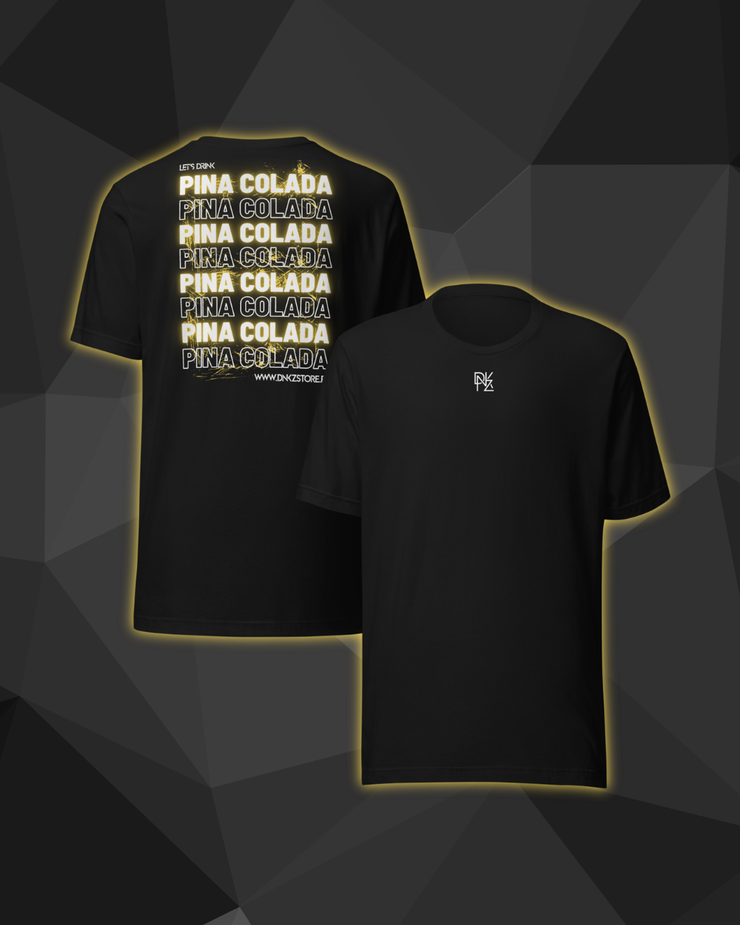 T-shirt DNKZ Multiply "Pina Colada" — face, tshirt barman barmaid cocktail bartender streetwear