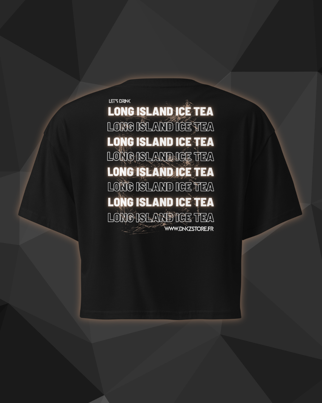 Crop top DNKZ Multiply - "Long Island Ice Tea"