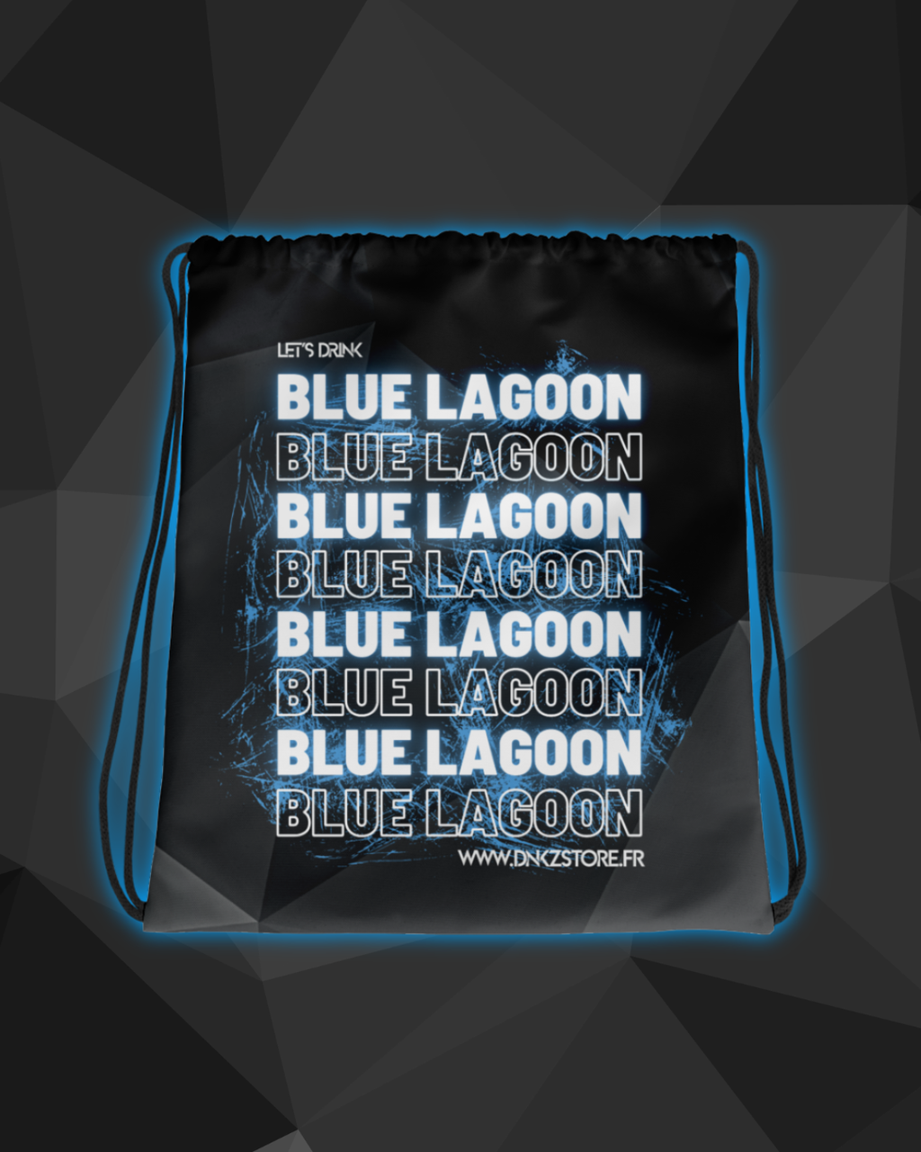 Sac cordon DNKZ Multiply - "Blue Lagoon"