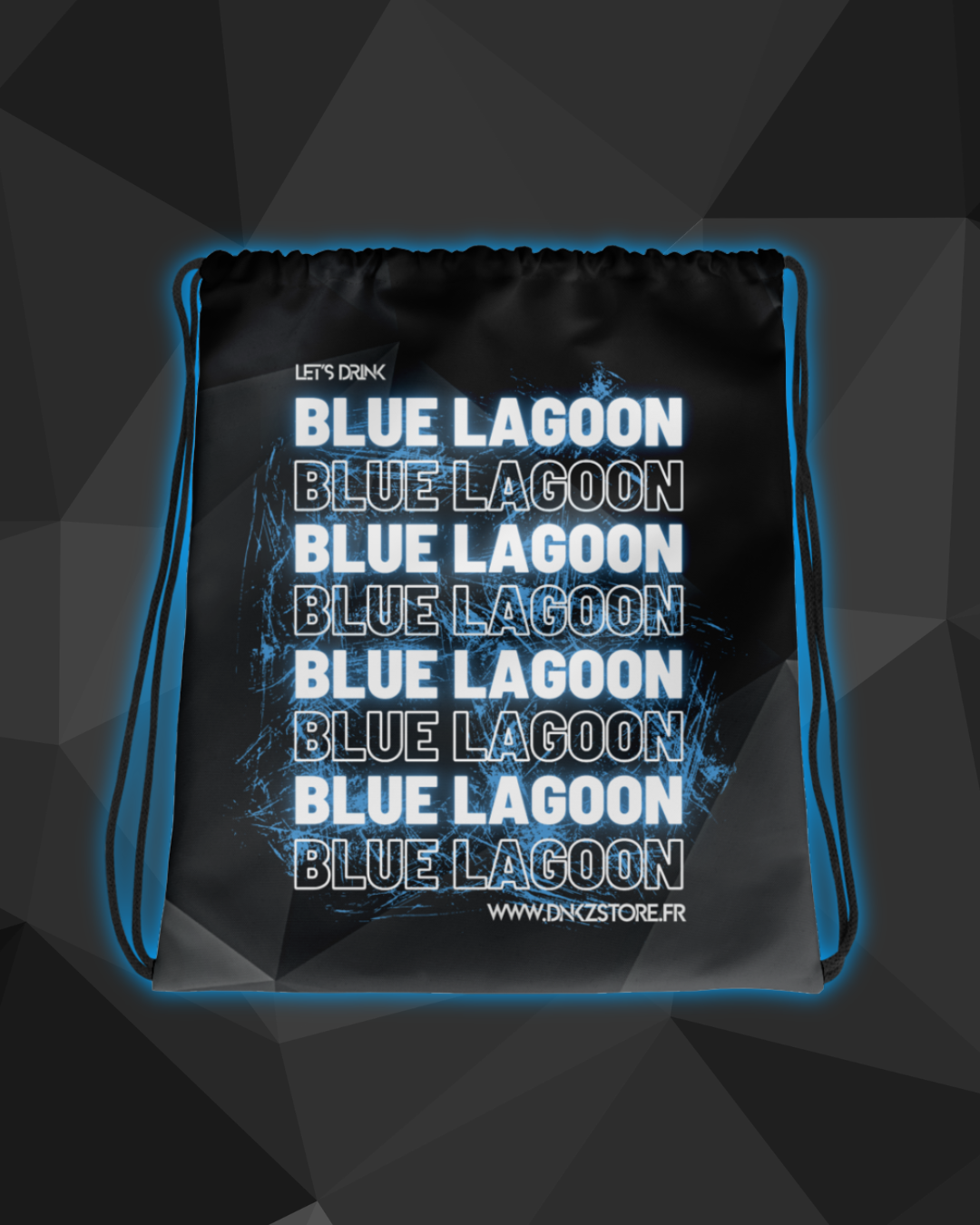 Sac cordon DNKZ Multiply - "Blue Lagoon"