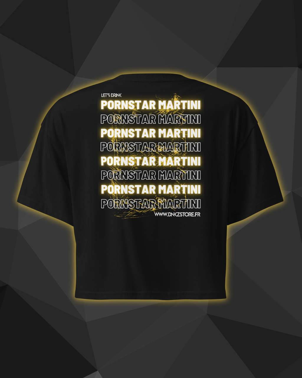 Crop top DNKZ Multiply - "Pornstar Martini"