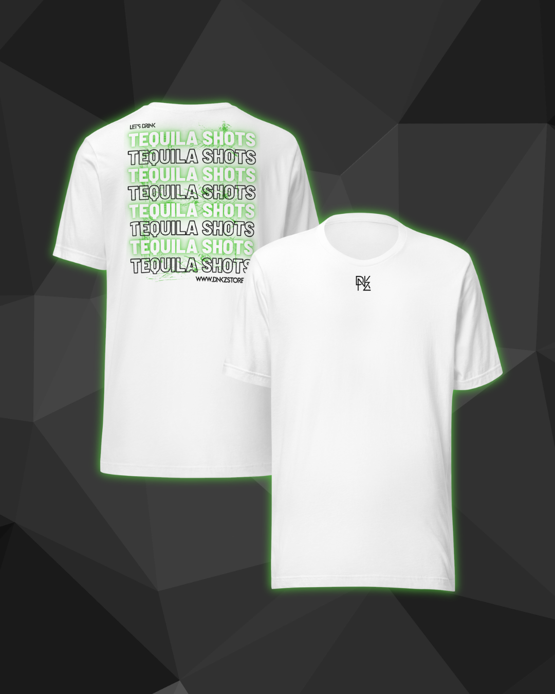 DNKZ t-shirt cocktail tequila shots Multiply — bartender streetwear