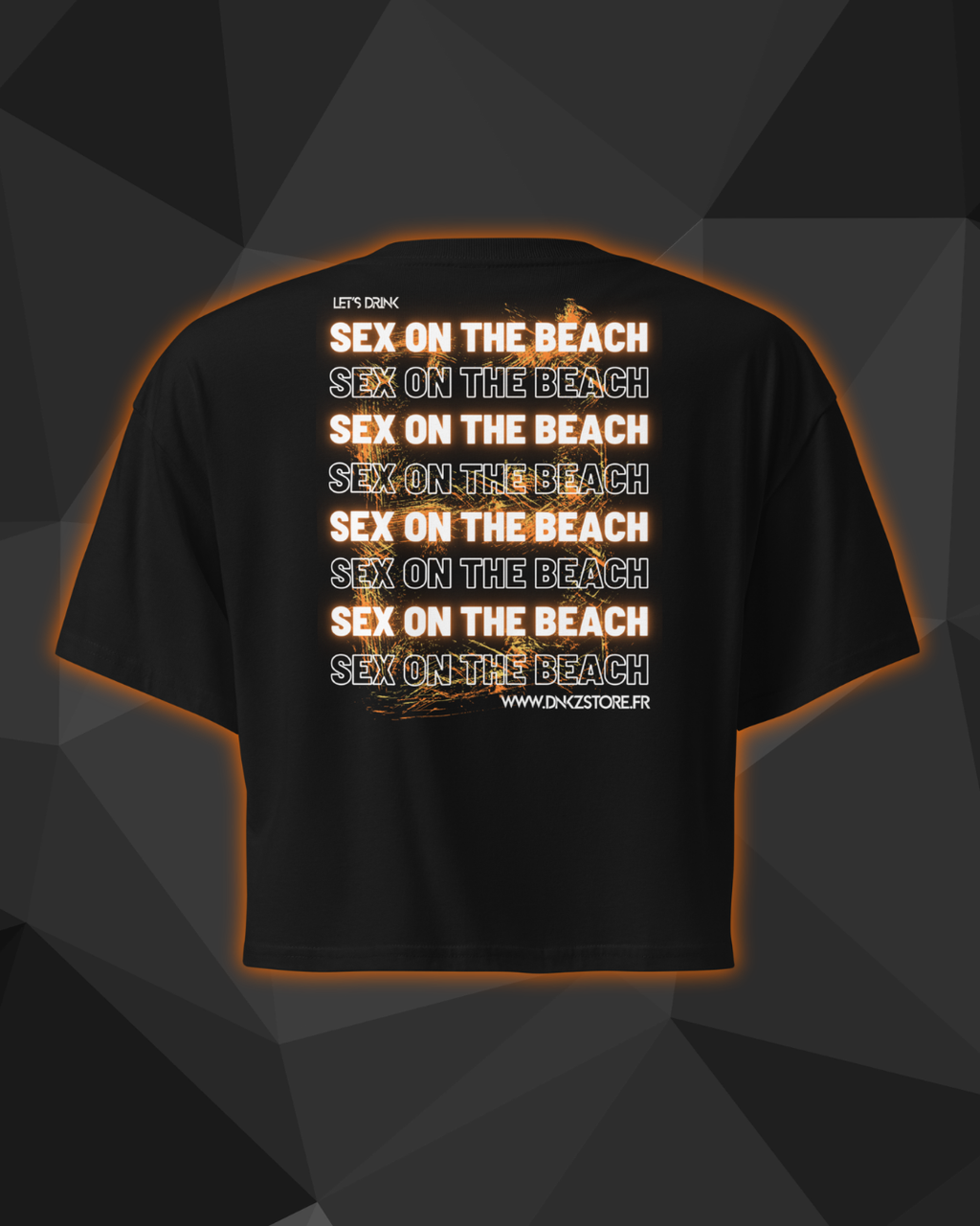 Crop top DNKZ Multiply - "Sex on the Beach"