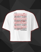 Crop Top DNKZ Multiply "Bloody Mary" — dos, crop top barmaid France
