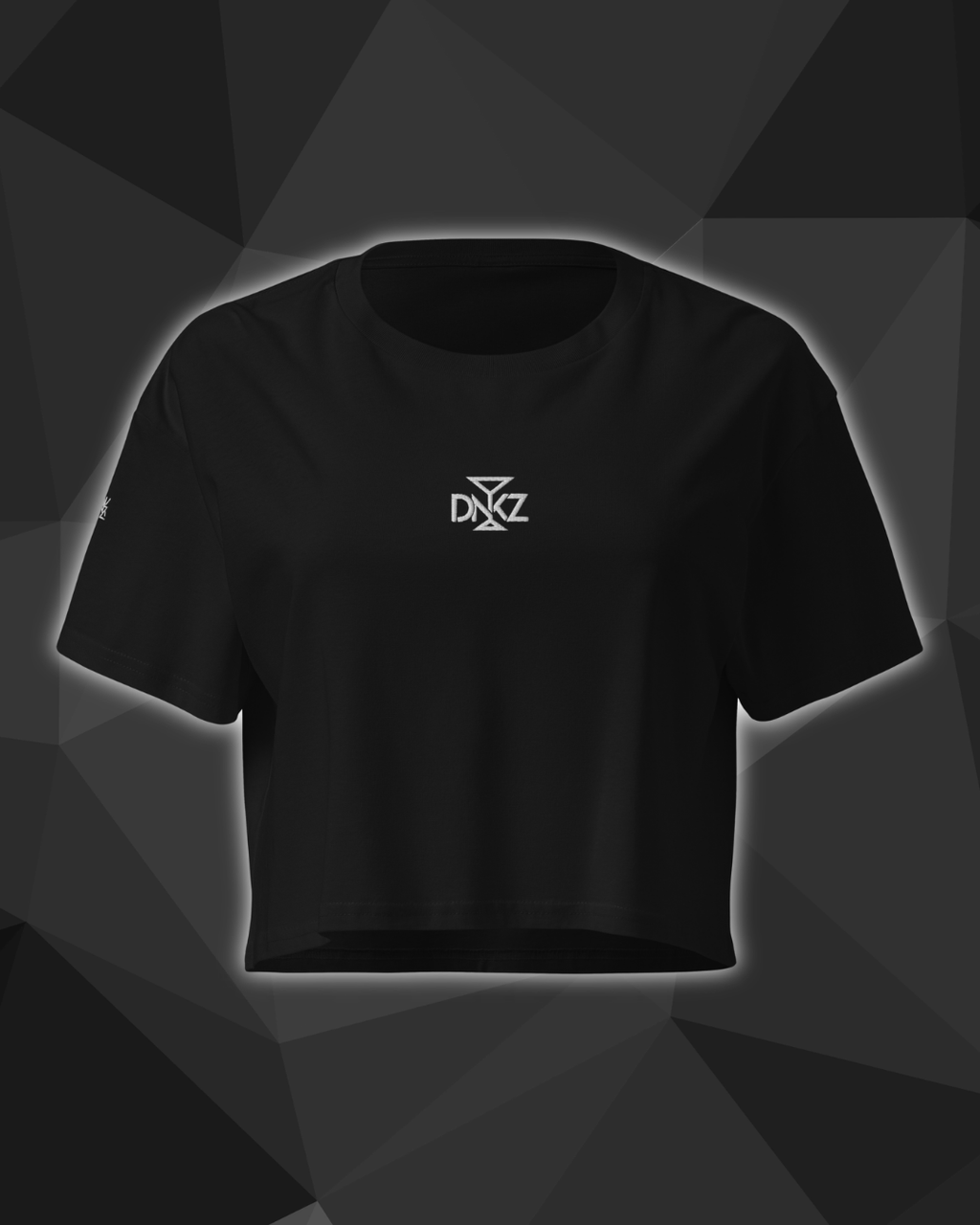 Crop Top DNKZ Lifestyle "Martini Glazz" — face, crop top femme cocktail bartender streetwear