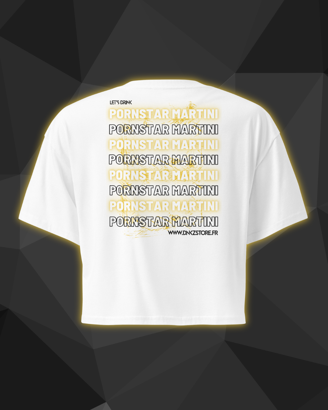 Crop top DNKZ Multiply - "Pornstar Martini"
