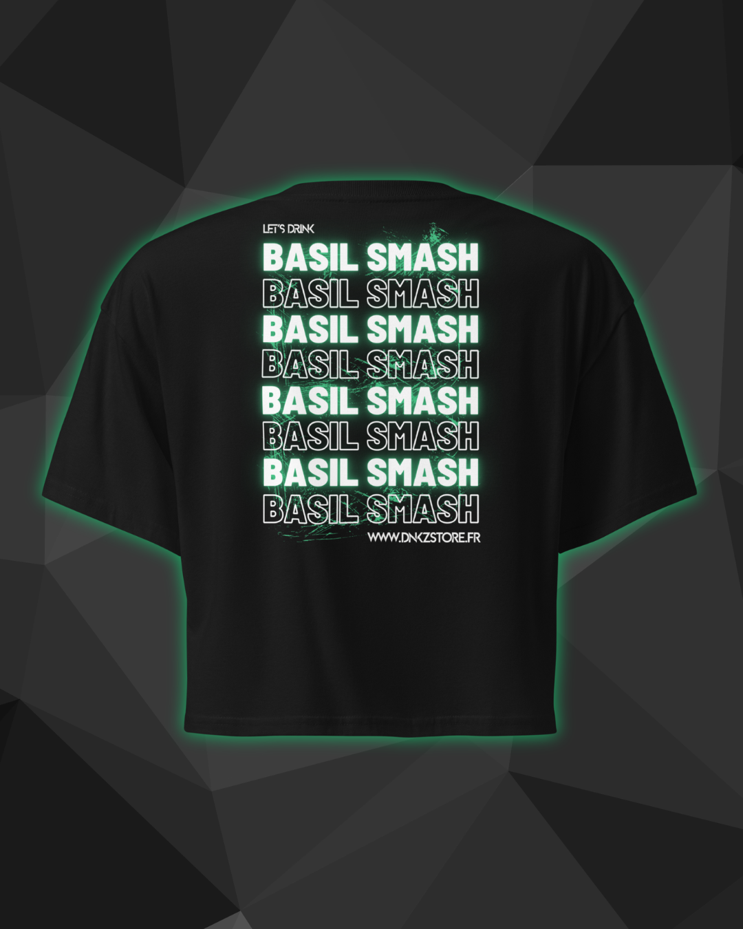 Crop top DNKZ Multiply - "Basil Smash"