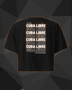 Crop Top DNKZ Multiply "Cuba Libre" — face, crop top femme cocktail bartender streetwear