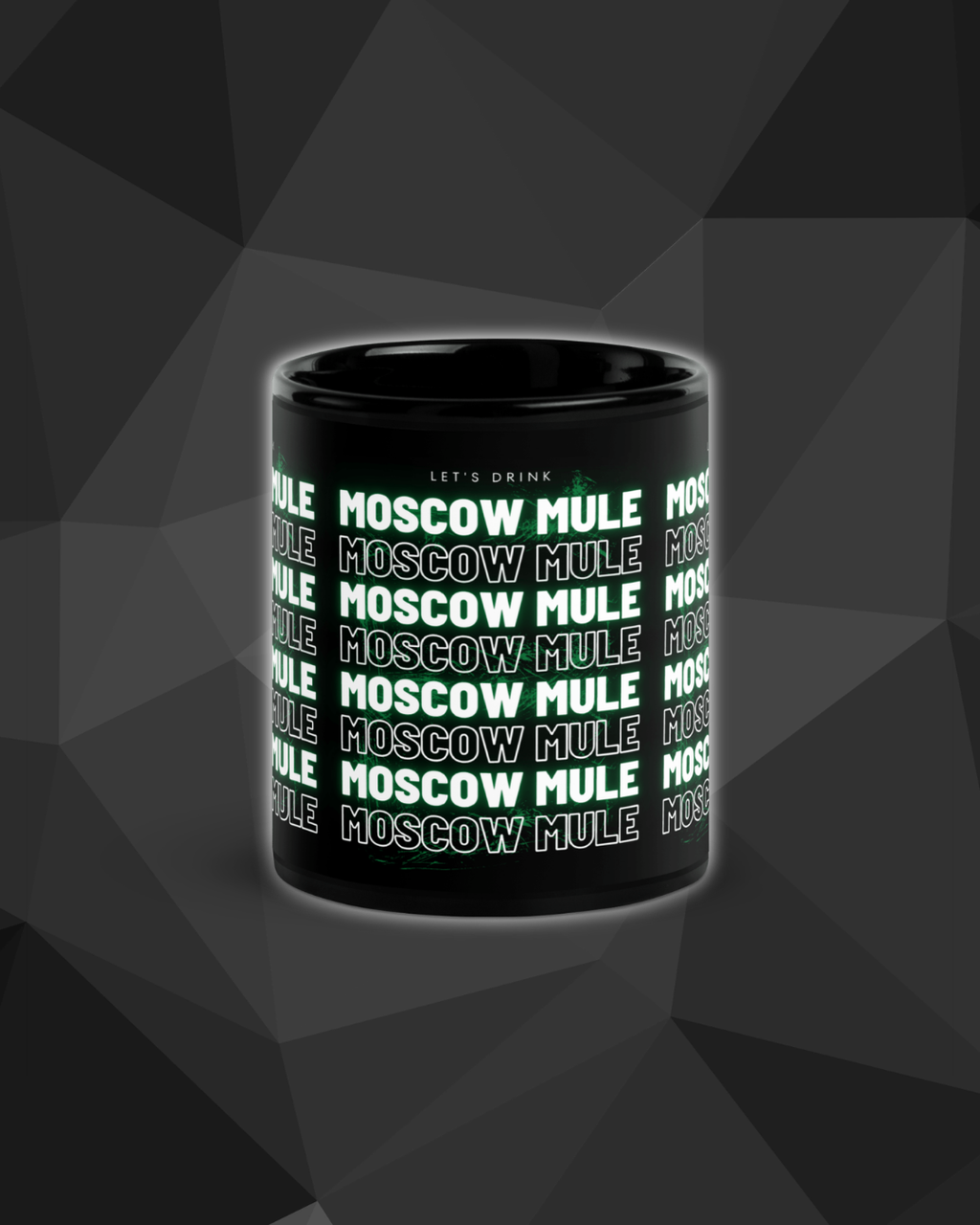 Mug Noir DNKZ Multiply "Moscow Mule" — mug cocktail barman barmaid France
