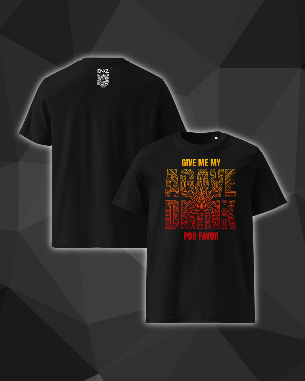 T-shirt unisexe DNKZ Lifestyle - "Agave Drink Sunset Glow"