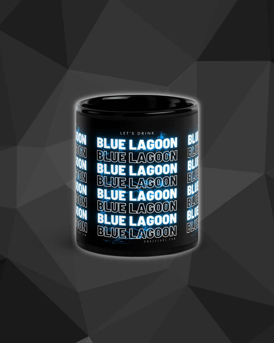 Mug Noir DNKZ Multiply "Blue Lagoon" — mug cocktail barman barmaid France