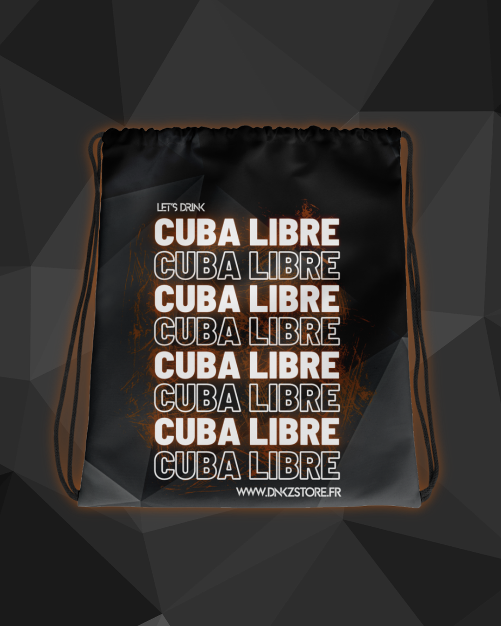 Sac Cordon DNKZ Multiply "Cuba Libre" — sac barman barmaid cocktail cuba libre France