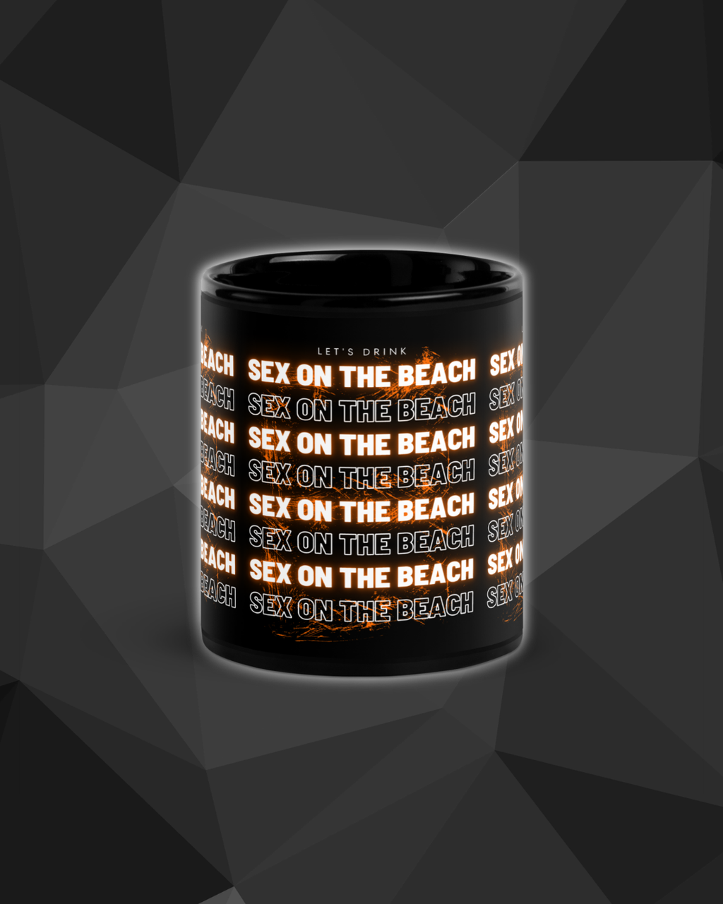 Mug Noir DNKZ Multiply "Sex on the Beach" — mug cocktail barman barmaid France