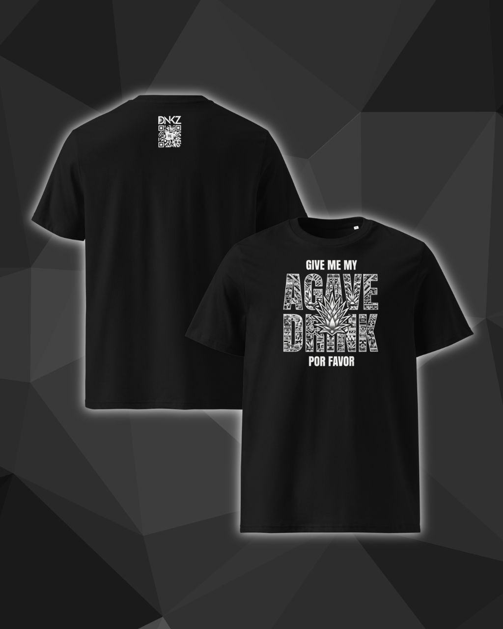T-shirt unisexe DNKZ Lifestyle - "Agave Drink Black"