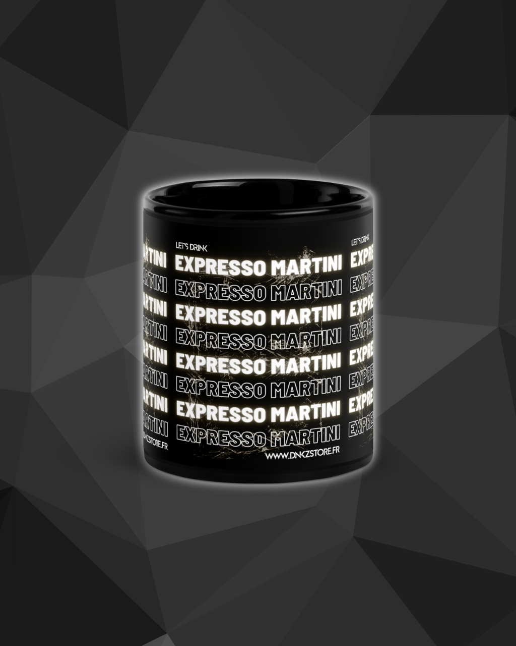 Mug Noir DNKZ Multiply "Expresso Martini" — mug cocktail barman barmaid France