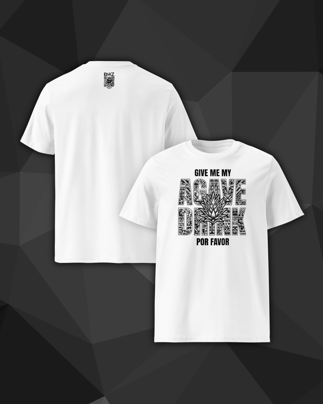 T-shirt unisexe DNKZ Lifestyle - "Agave Drink Black"
