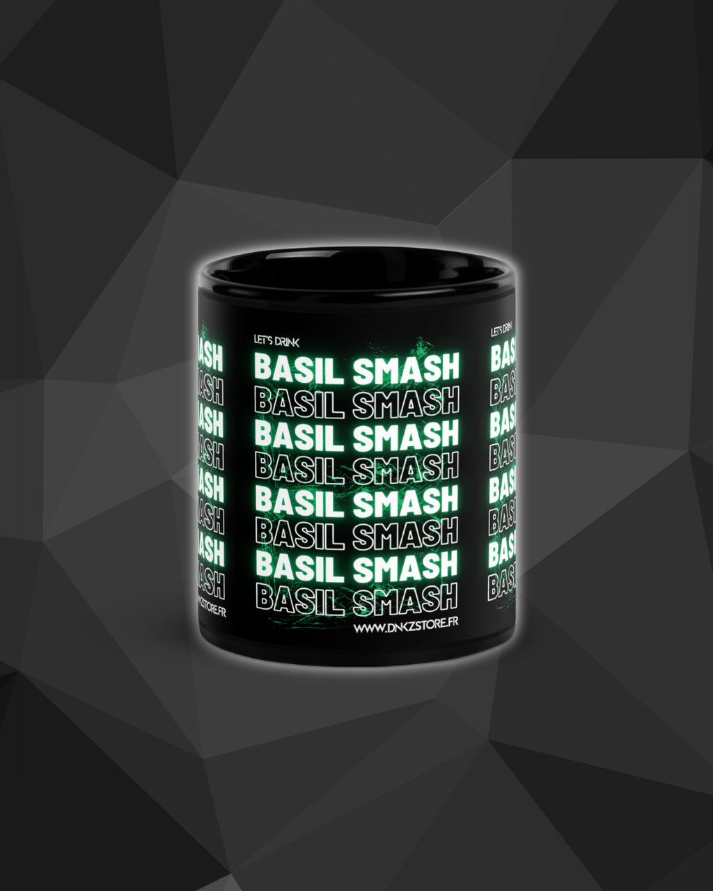 Mug Noir DNKZ Multiply "Basil Smash" — mug cocktail barman barmaid France