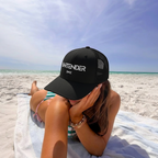 Casquette Trucker DNKZ Bartender — côté, casquette bartender streetwear