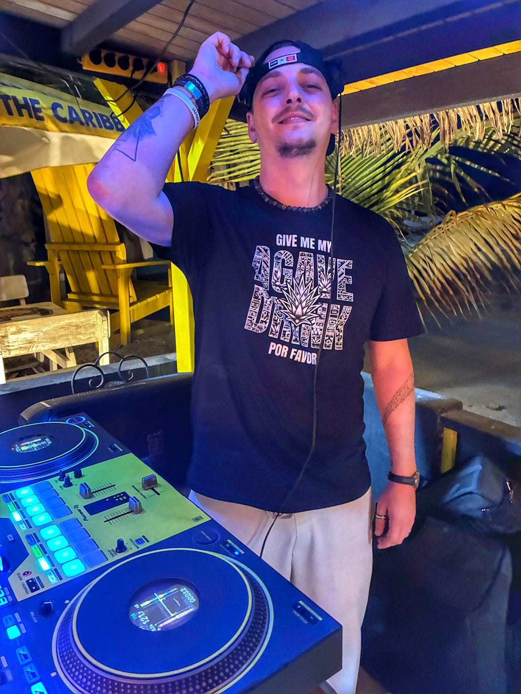 T-shirt unisexe DNKZ Lifestyle - "Agave Drink Black"
