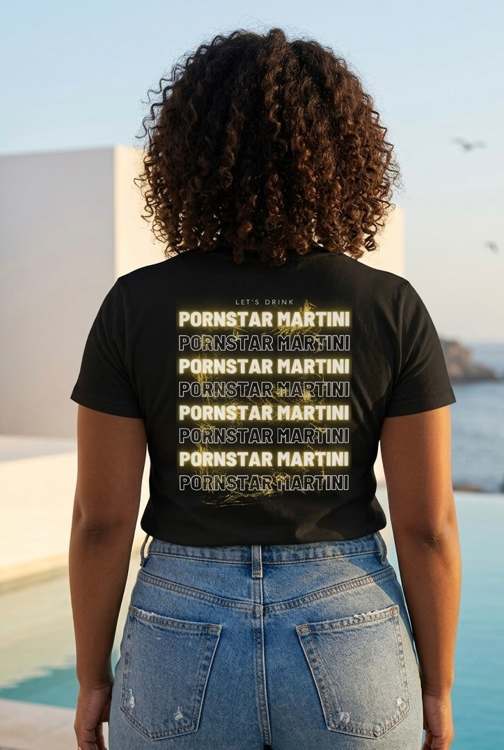 Crop Top DNKZ Multiply "Pornstar Martini" — dos, crop top barmaid France