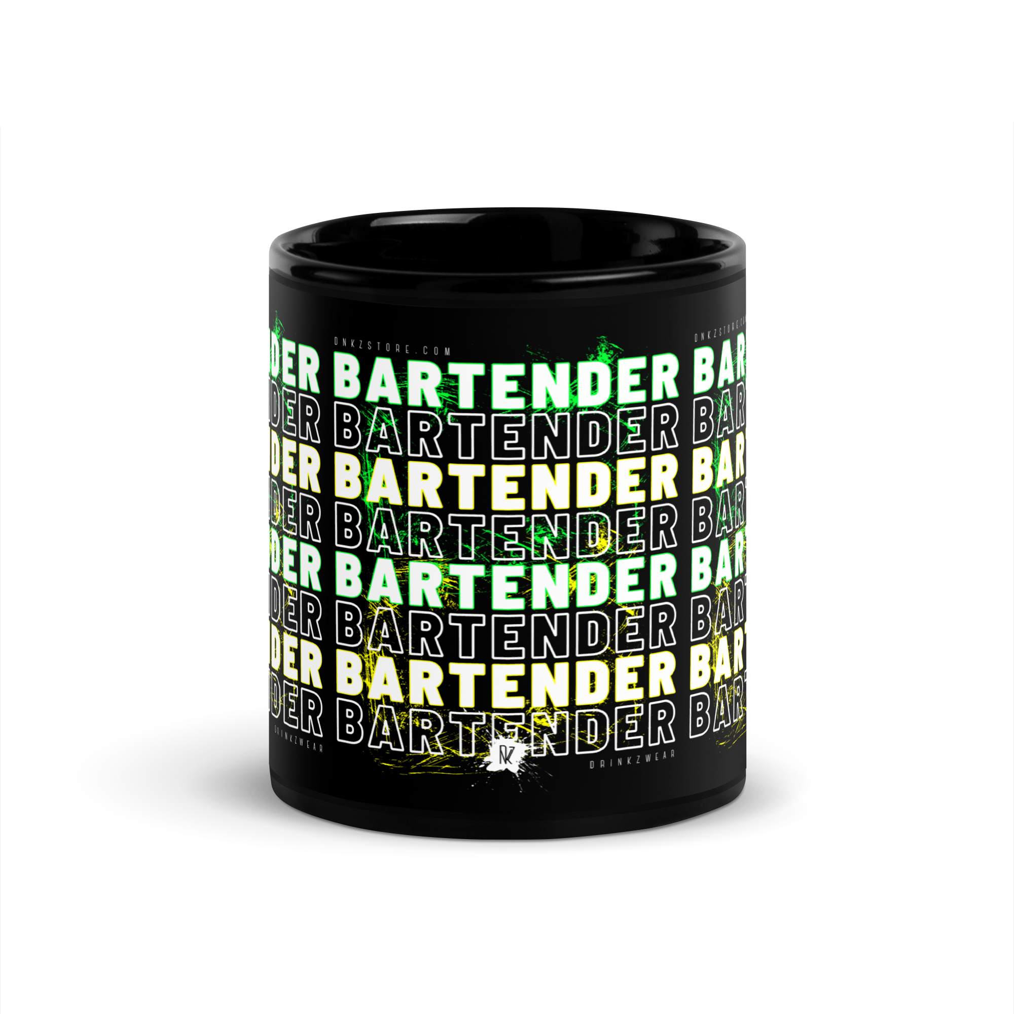 Mug DNKZ Crew Bartender - "Green & Yellow"