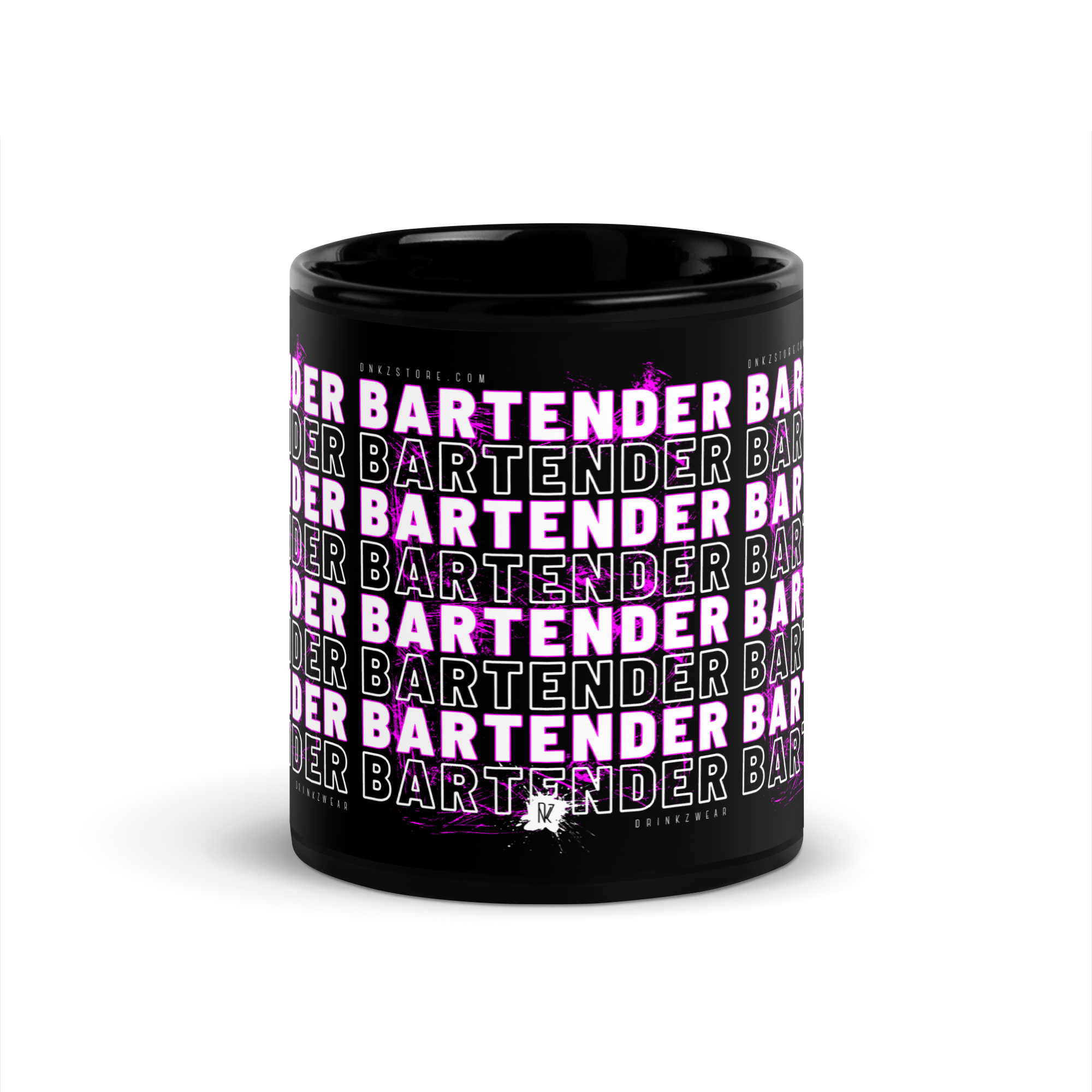 Mug noir DNKZ Crew Bartender - "Purple"