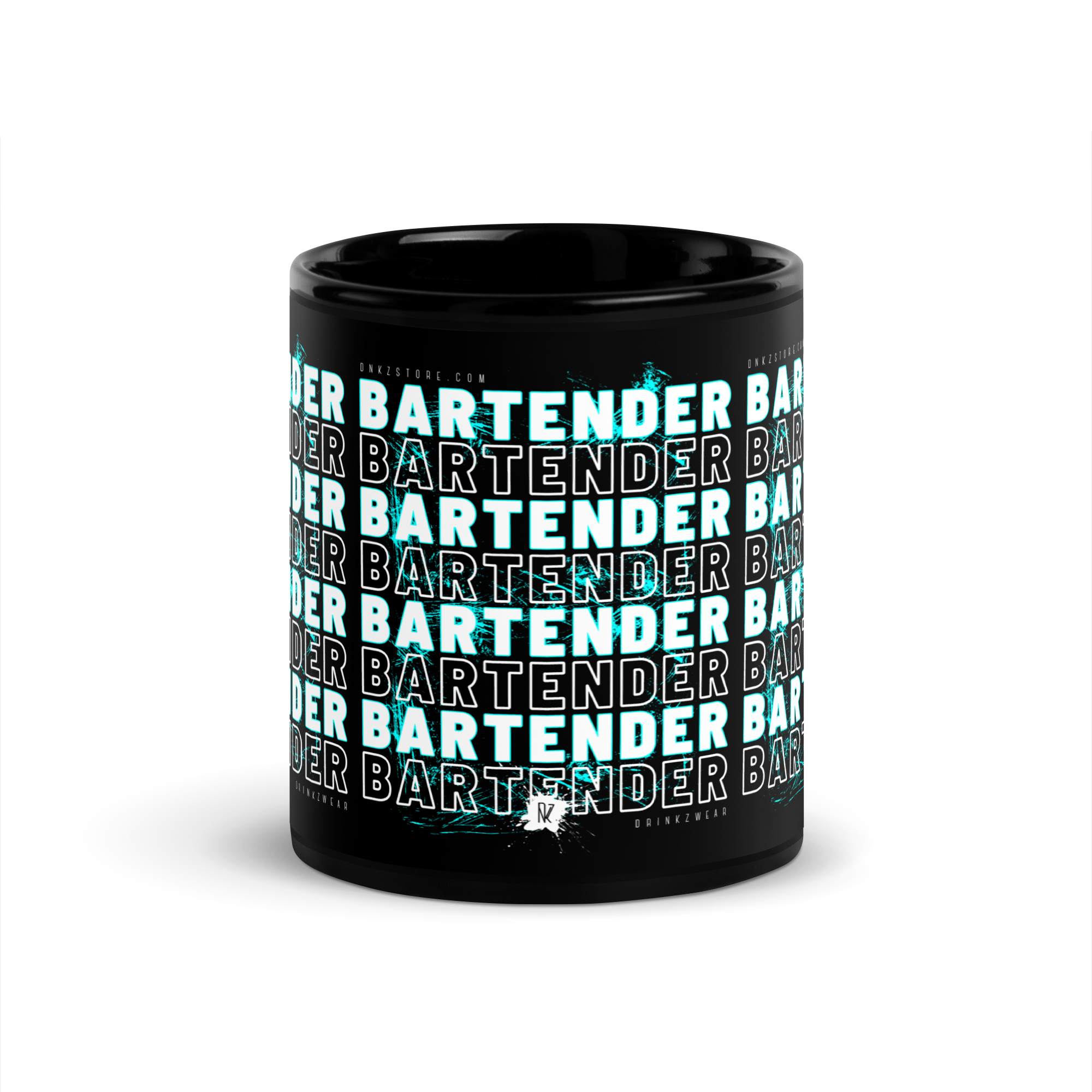 Mug noir DNKZ Crew Bartender - "Blue"