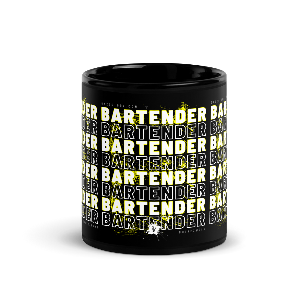 Mug noir DNKZ Crew Bartender - "Yellow"