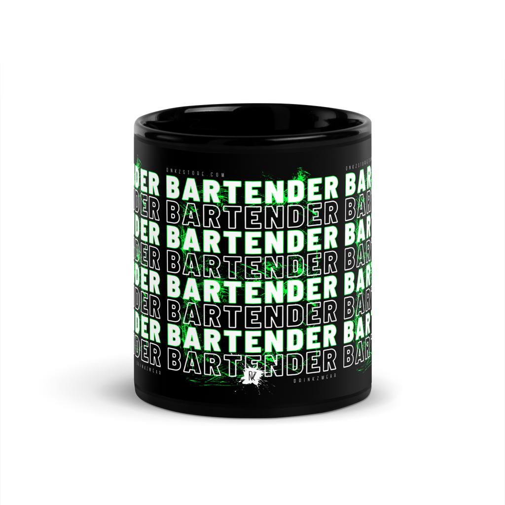 Mug noir DNKZ Crew Bartender - "Green"