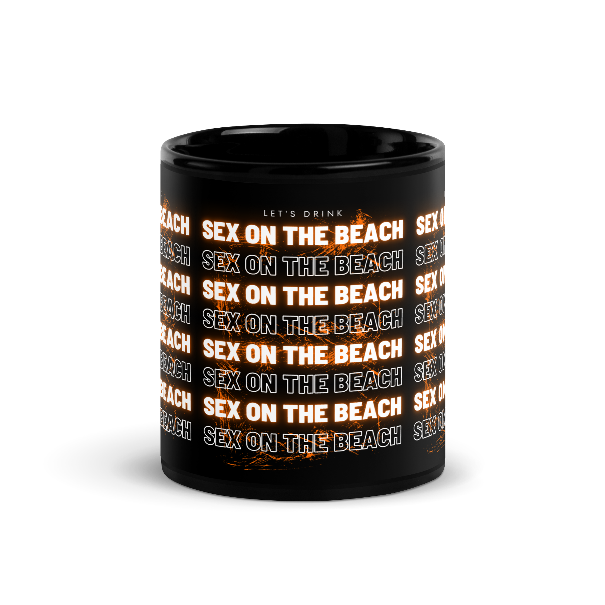 Mug noir DNKZ Multiply - "Sex on the beach"