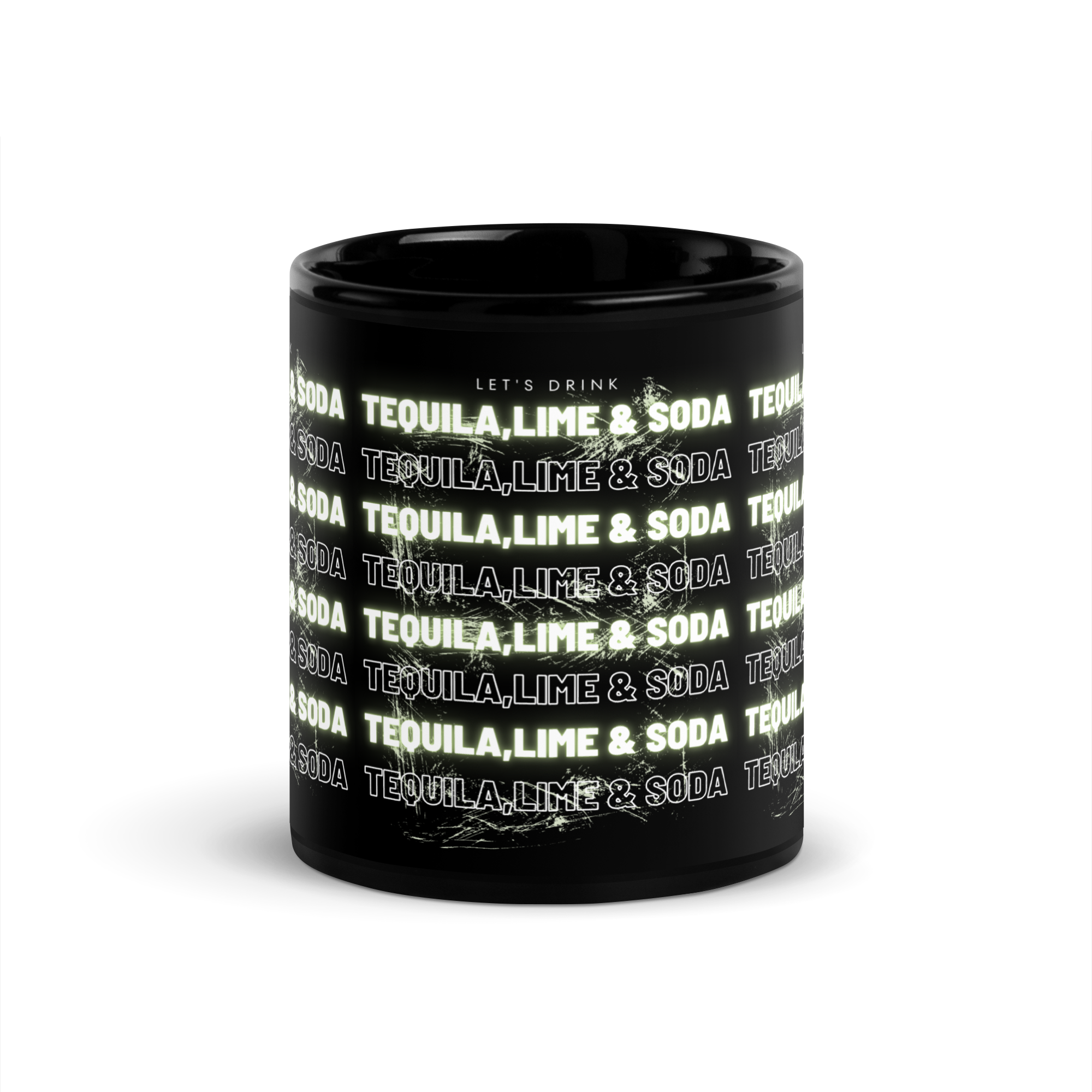Mug noir DNKZ Multiply - "Tequila,Lime & Soda"