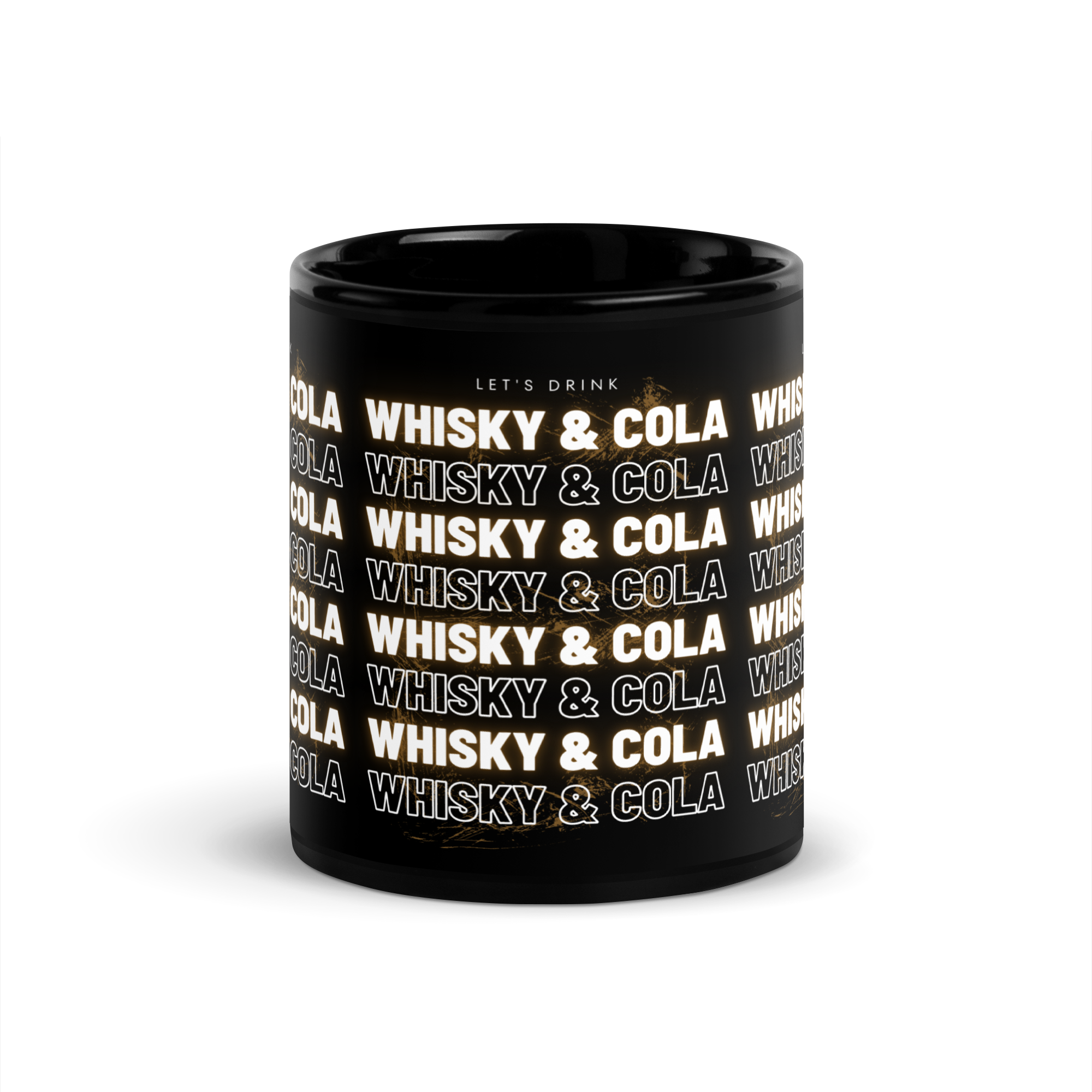 Mug noir DNKZ Multiply - "Whisky & Cola"