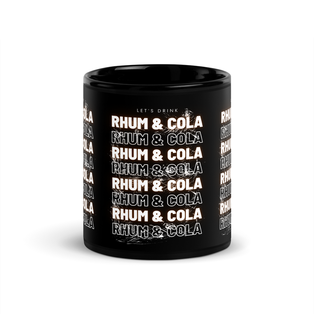 Mug noir DNKZ Multiply - "Rhum & Cola"