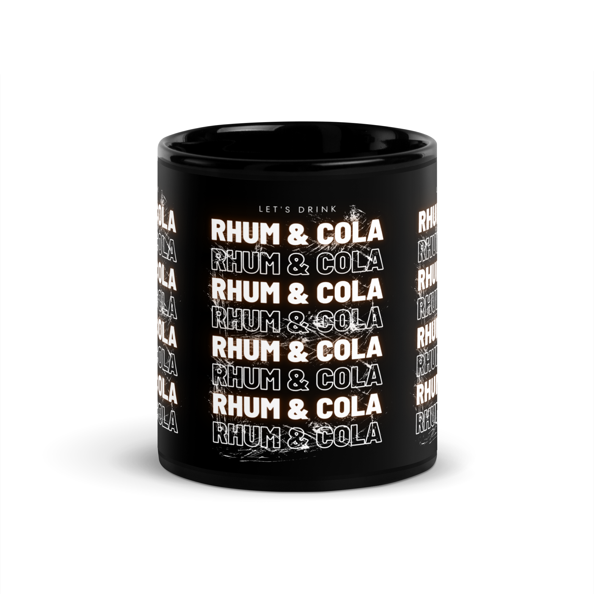 Mug noir DNKZ Multiply - "Rhum & Cola"