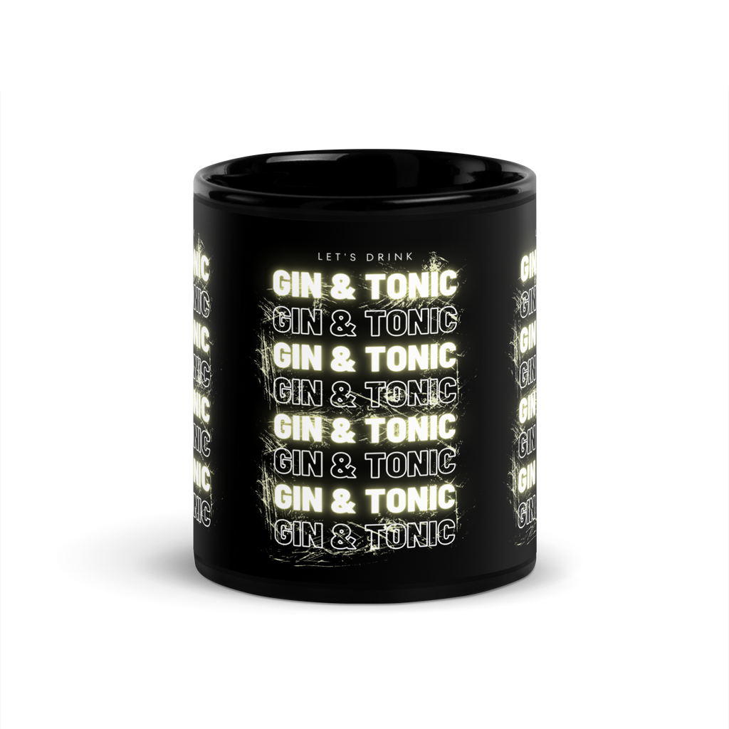 Mug noir  DNKZ Multiply - "Gin & Tonic"