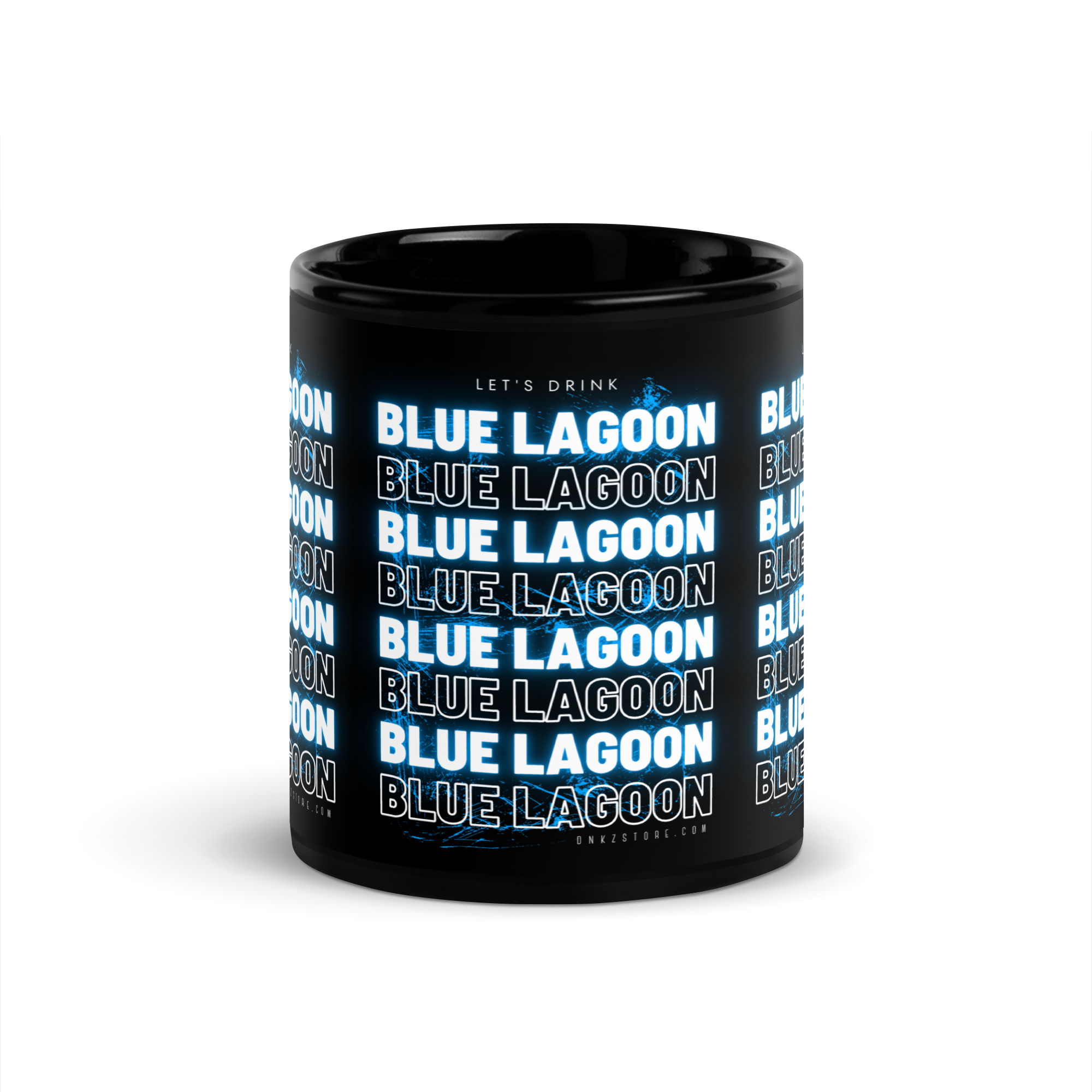 Mug noir DNKZ Multiply - "Blue Lagoon"