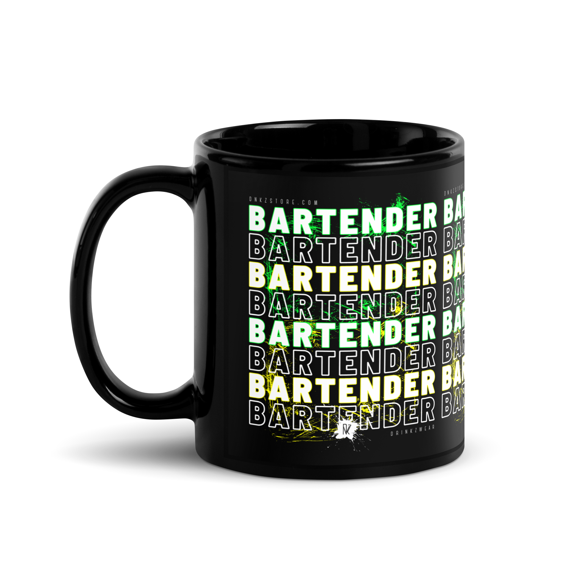 Mug DNKZ Crew Bartender - "Green & Yellow"