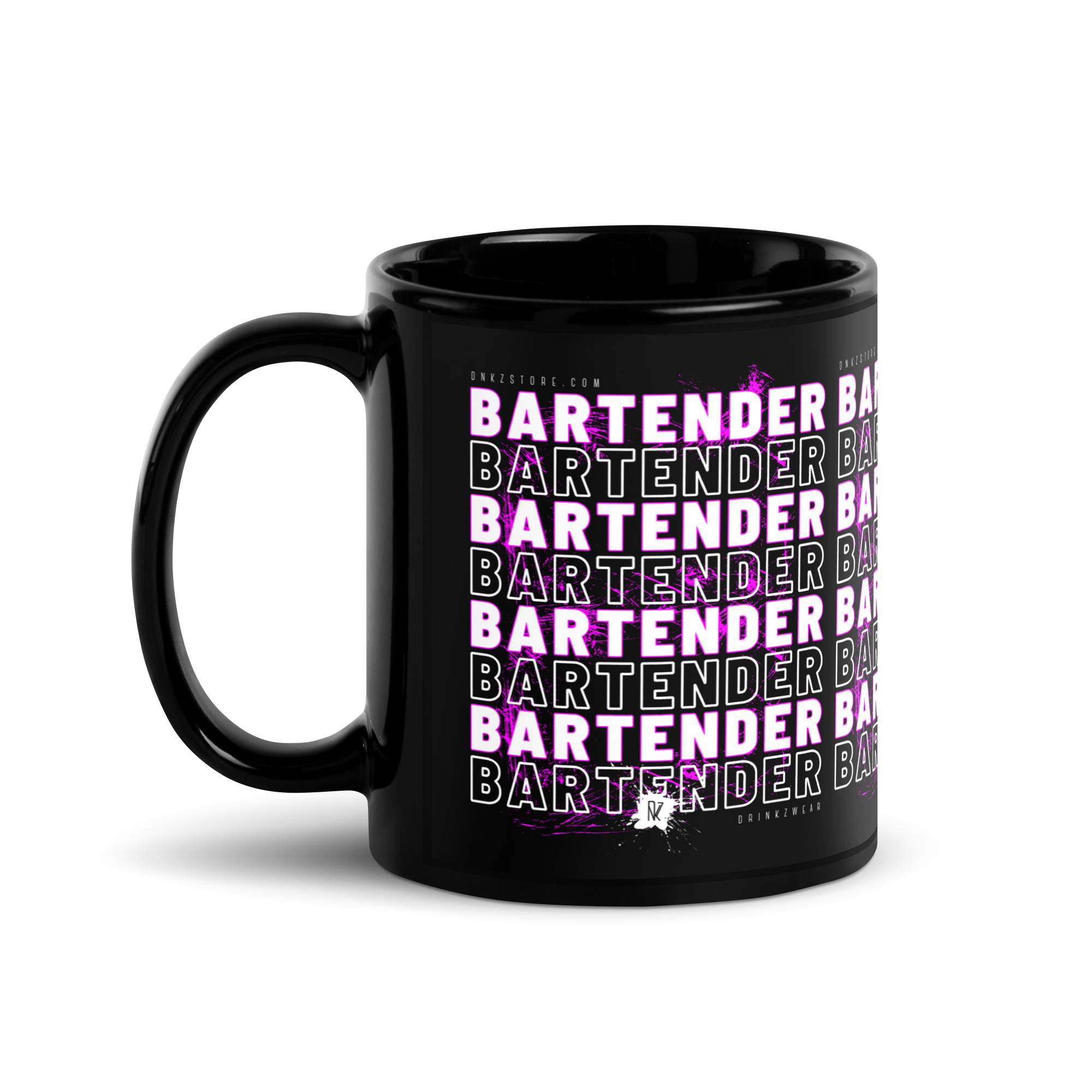 Mug noir DNKZ Crew Bartender - "Purple"