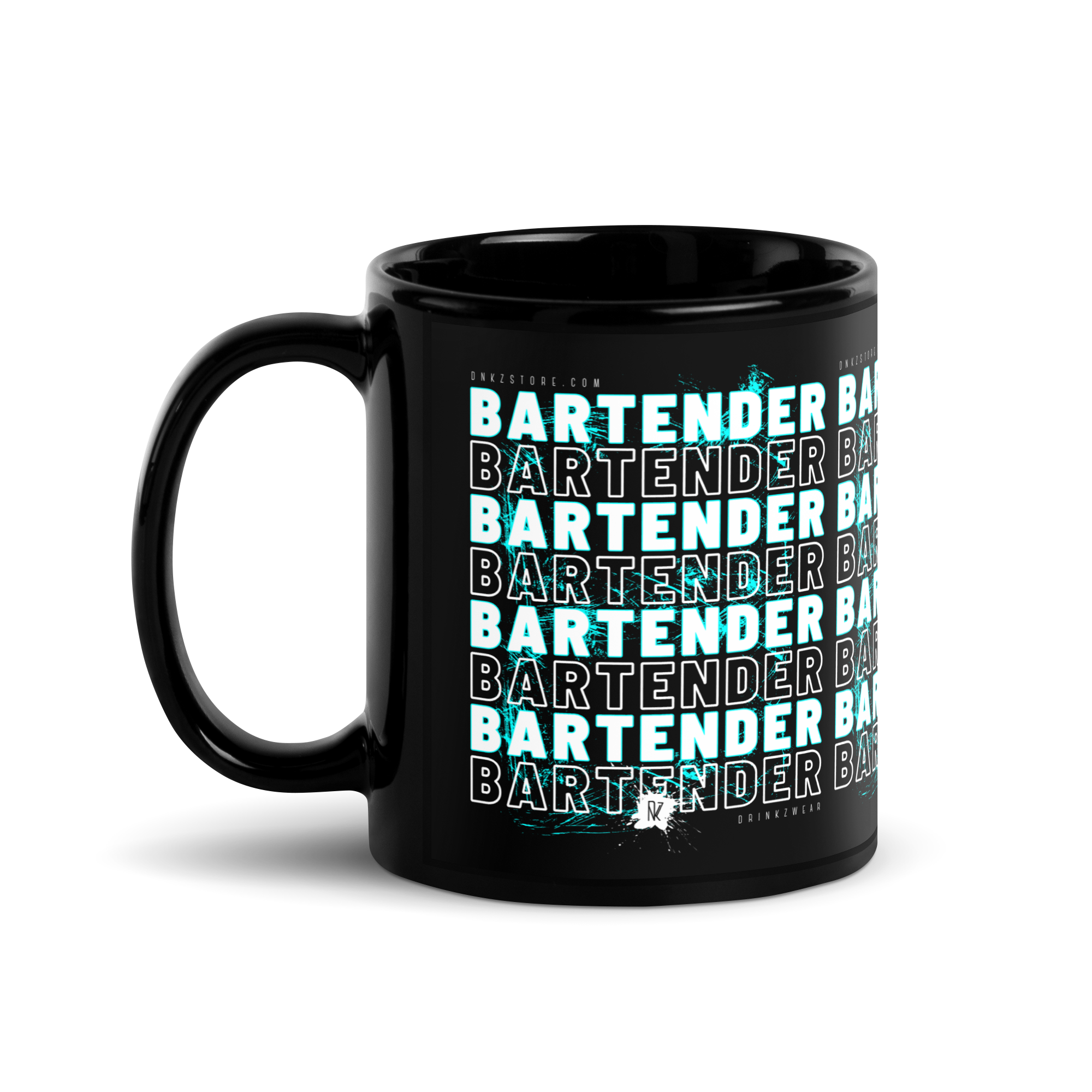 Mug noir DNKZ Crew Bartender - "Blue"